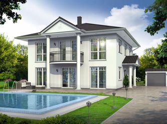 Preis für Architekturvisualisierung Villa wie abgebildet: ab 248,- €