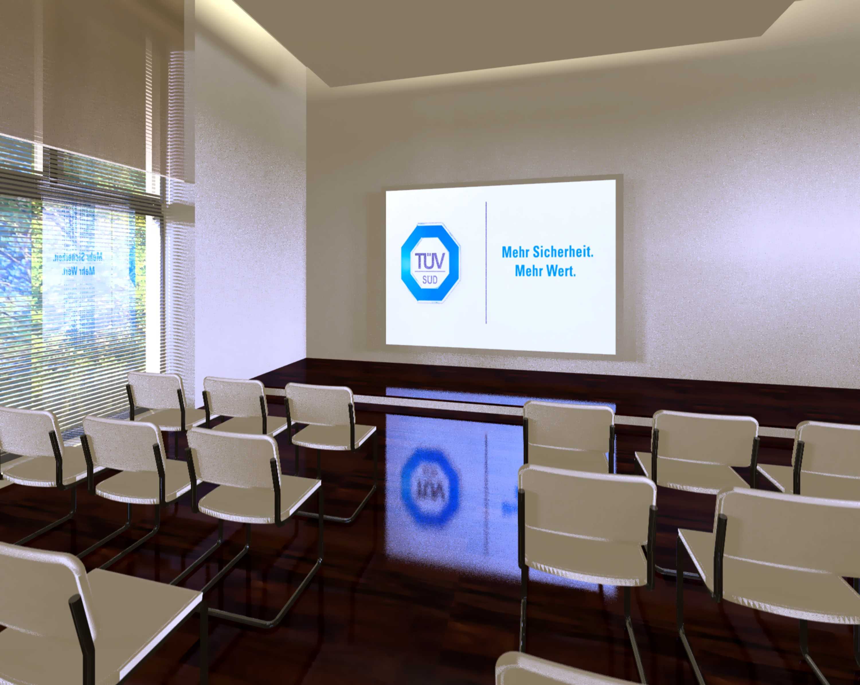 Innenraum Architekturvisualisierung eines Konferenzraumes