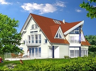 Preis für Visualisierung Einfamilienhaus wie abgebildet: ab 298,- €